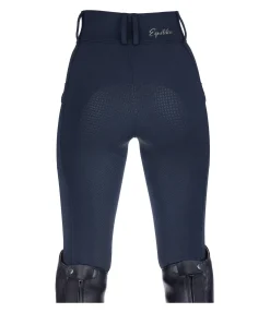 Pantalon d'équitation hybride à fond intégral grip enfant Ilva