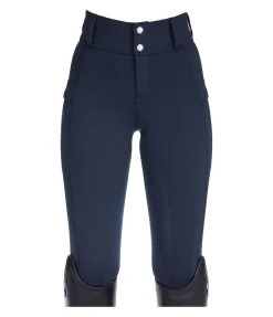 Pantalon d'équitation hybride à fond intégral grip enfant Ilva