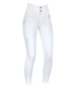 Pantalon d'équitation hybride à fond intégral grip enfant Jola