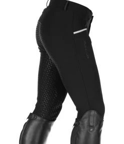 Pantalon d'équitation softshell à fond intégral grip homme Oliver