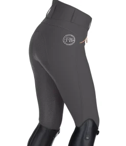Pantalon d'équitation taille haute shoftshell à fond intégral Grip Ariana