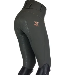 Pantalon d'équitation taille haute à fond intégral Grip Catherine