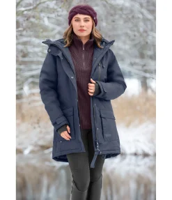 Parka d'équitation technique à capuche Anouk