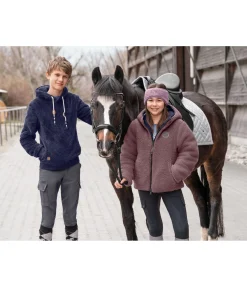 Pull à capuche en polaire Teddy enfant Bette