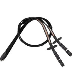 Rênes sangle en cuir gras Crystal Diamond