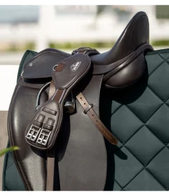 Sangle courte demi-lune en cuir doux