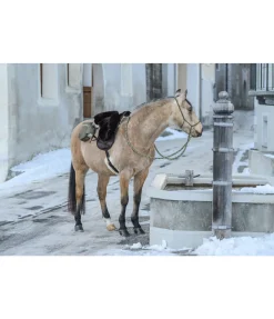 Selle de loisir en véritable fourrure d'agneau
