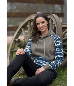 Sweat à capuche Ikat