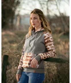 Sweat à capuche Ikat