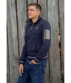 Sweat à col zippé homme Zach