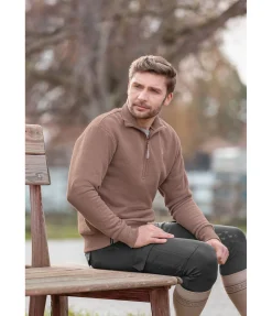 Sweat avec col zippé homme Portland