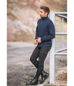 Sweat avec col zippé homme Portland