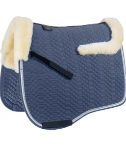 Tapis de selle en véritable fourrure d'agneau Queensland