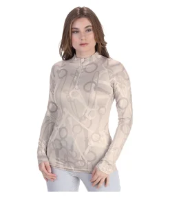 T-shirt à manches longues en stretch Performance Neyla