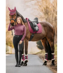 T-shirt col roulé à manches longues Claire