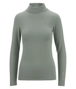 T-shirt col roulé à manches longues Claire