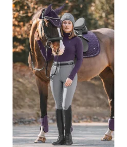 T-shirt col roulé à manches longues Claire