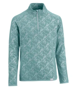 T-shirt technique à manches longues en stretch enfant Xena