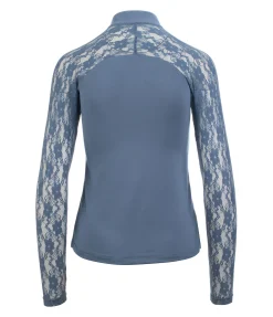 T-shirt technique zippé à manches longues Sanne