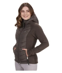 Veste bi-matière à capuche Elisa