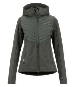 Veste d'équitation bi-matière à capuche Mara
