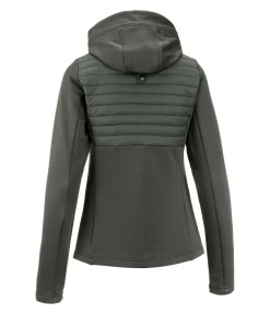 Veste d'équitation bi-matière à capuche Mara