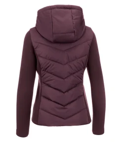 Veste d'équitation bi-matière à capuche Melli