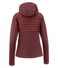 Veste d'équitation bi-matière à capuche Mara