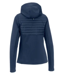 Veste d'équitation bi-matière à capuche Mara