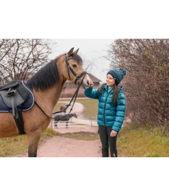 Veste d'équitation matelassée hiver enfant Fenna