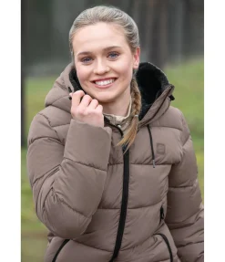 Veste d'équitation matelassée à capuche Leela II