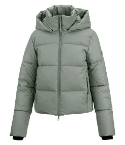 Veste d'équitation matelassée à capuche Corinne