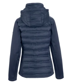 Veste d'équitation softshell bi-matière à capuche Celina