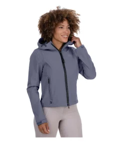 Veste softshell cropped à capuche Hanne