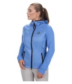 Veste stretch bi-matière à capuche Lene