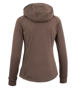 Veste stretch bi-matière à capuche Lene